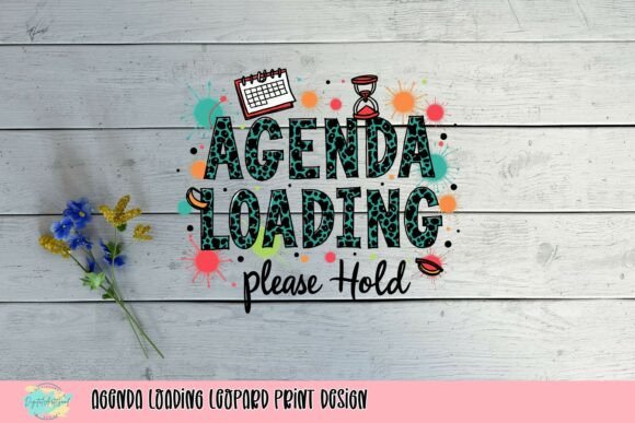 Agenda Loading Leopard Print Design: A Bold Visual Asset