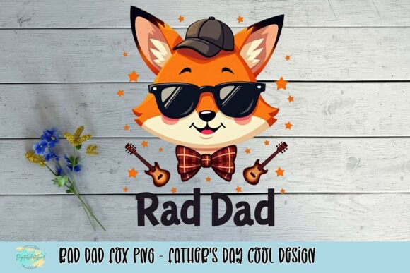 Celebrate Dad with the Rad Fox PNG Design