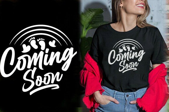 Coming Soon Baby Vector T-Shirt Design: A Professional Asset
