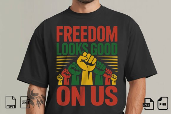 Freedom Looks Good on Us Design: A Bold Statement in Visual Communication