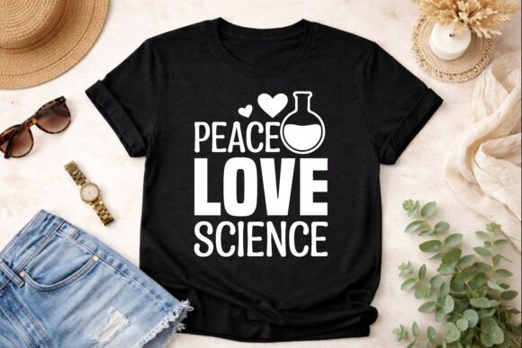Peace Love Science SVG Design: A Creative Asset