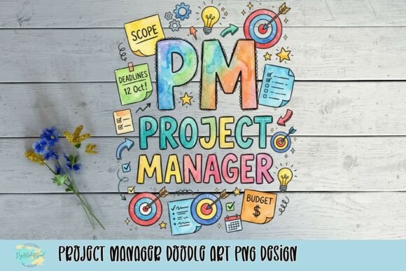 Project Manager Doodle Art PNG: Elevate Your Designs