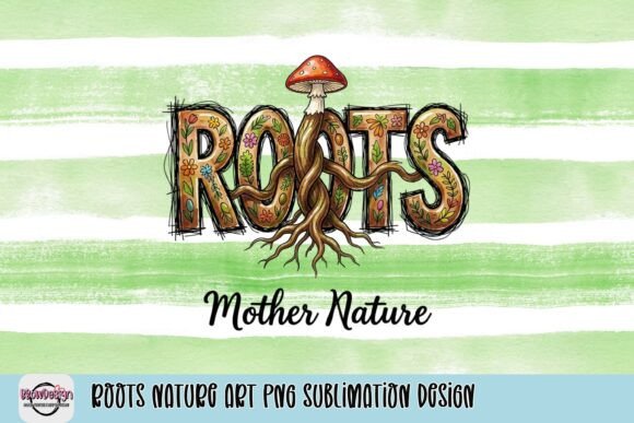 Roots Nature Art PNG: Organic Design for Creative Projects