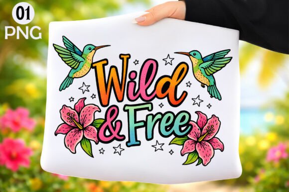 Wild and Free Hummingbird: A Versatile Design Asset